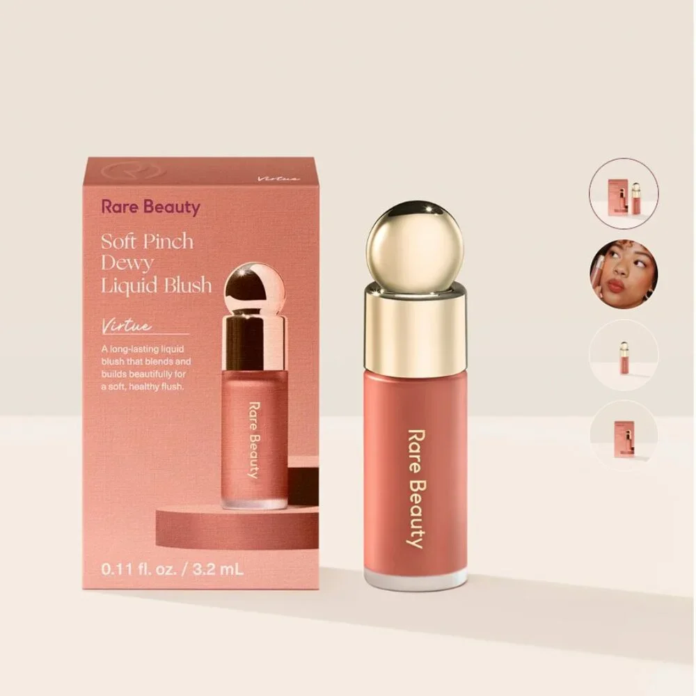 NWT Rare Beauty by Selena Gomez Mini Soft Pinch Liquid Blush in Virtue